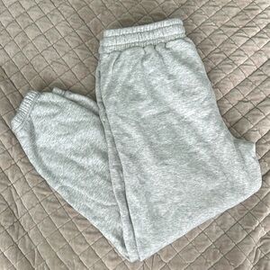 Fabletics heather grey jogger sweatpants